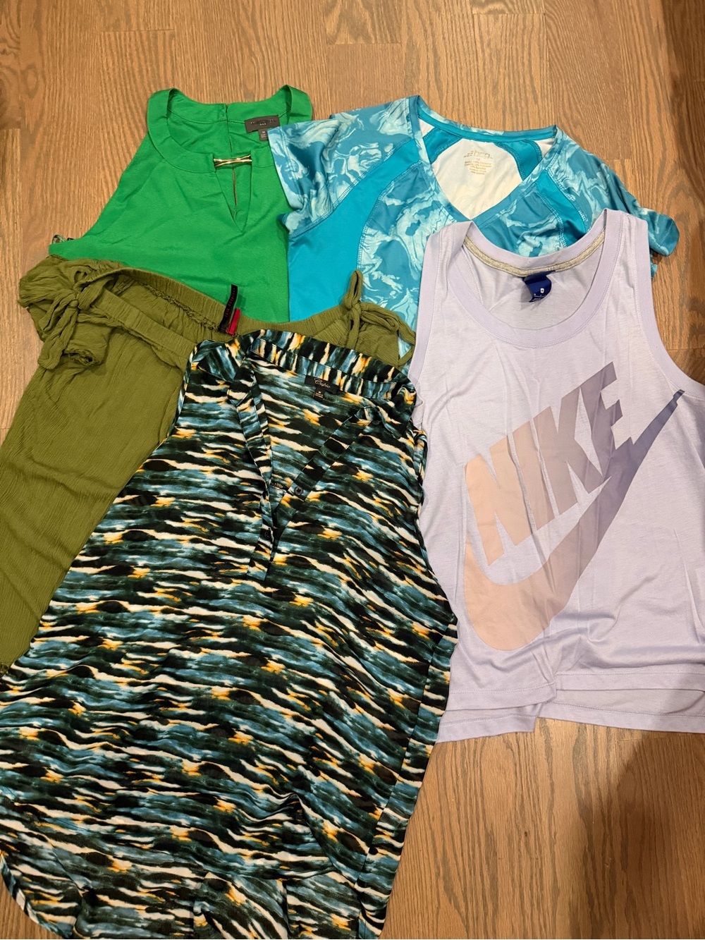 Women’s Blouse and Workout Top Bundle Size Medium